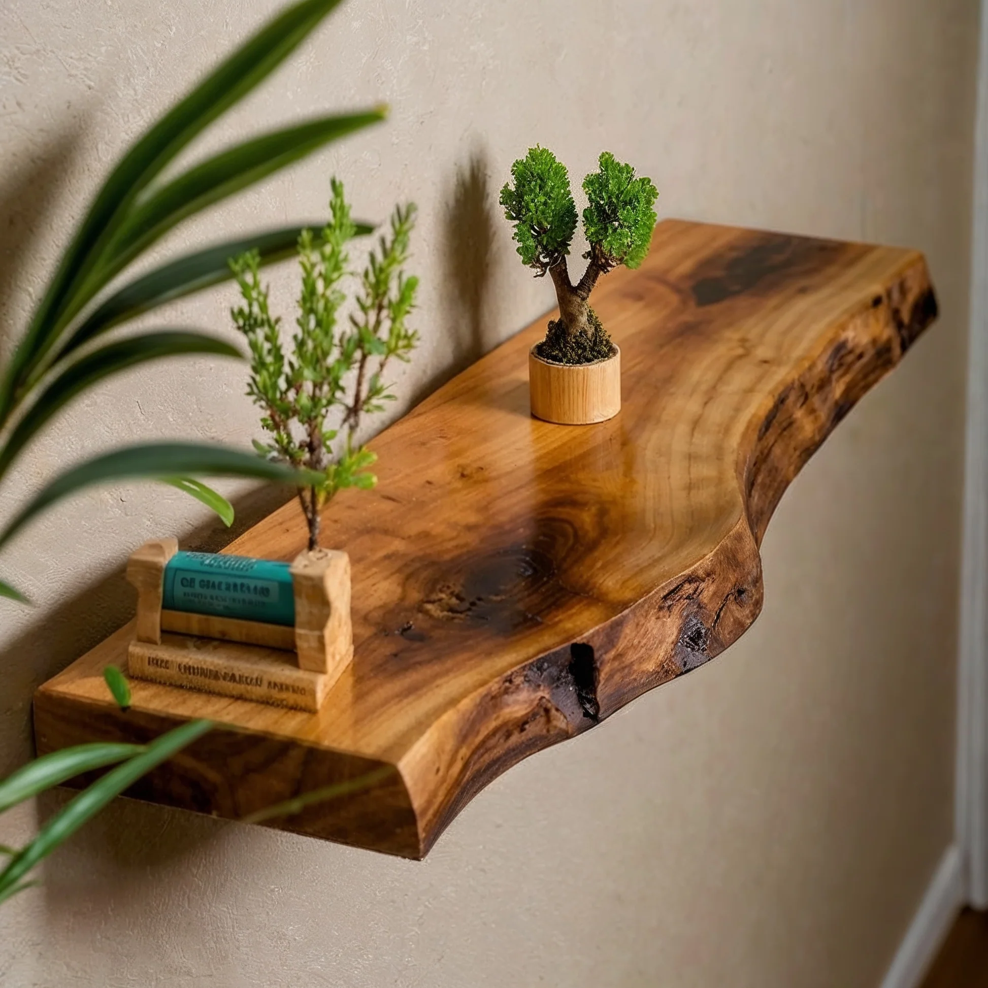 Zanzibar live edge wooden coffee table